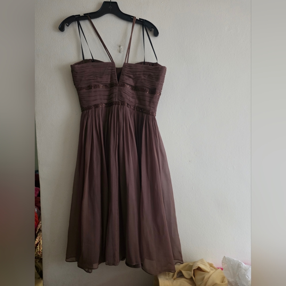 Laundry by Shelli Segal Cocktail silk Dress Sz 8 NWOT - Picture 2 of 13